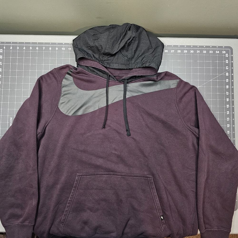 Nike Hoodie Mens XL Black Technical Tech Gorpcore Skater Streetwear Sportswear